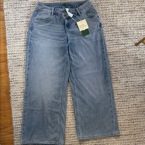 HALARA Light Blue Wide-Leg Jeans